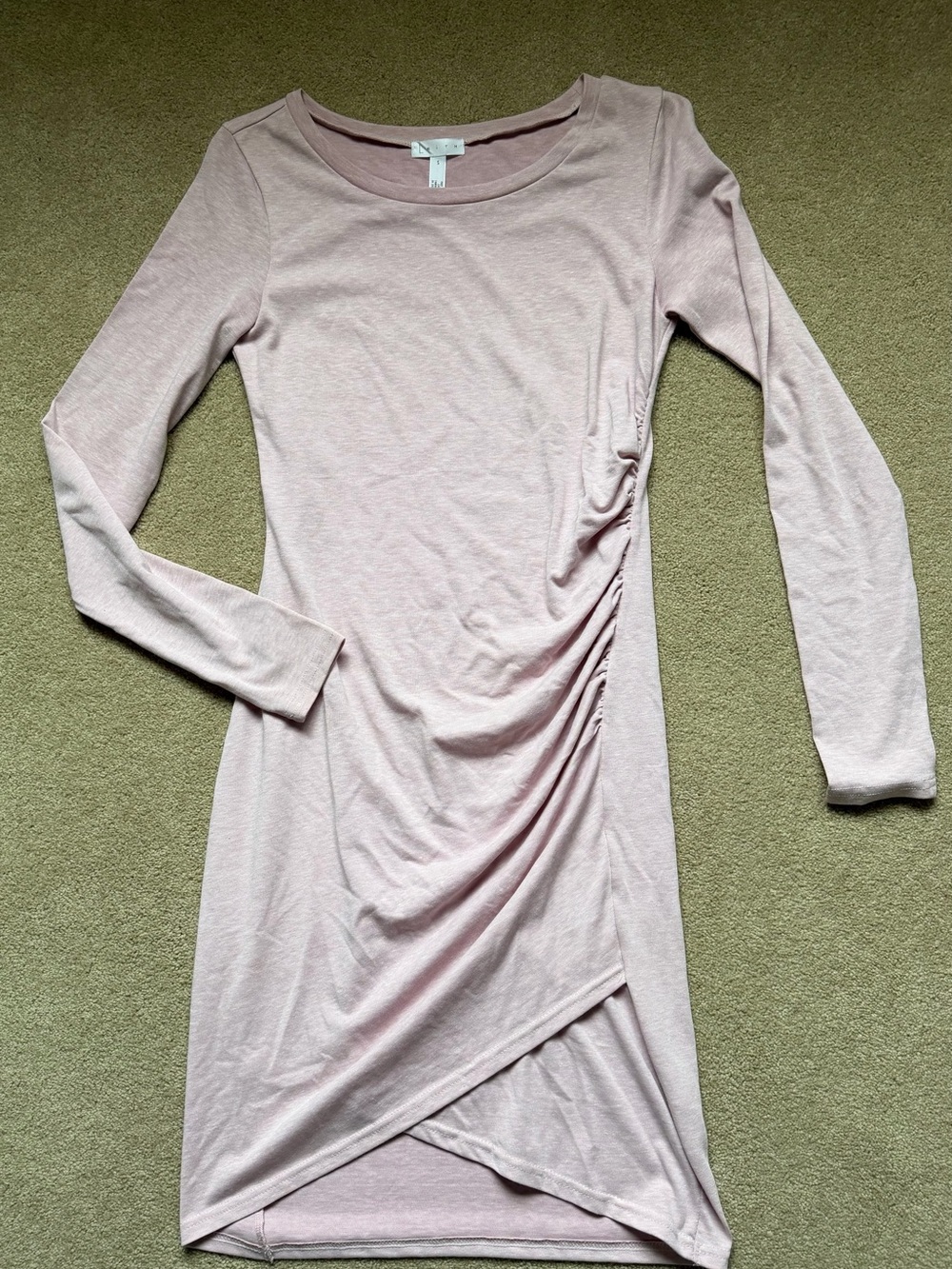 Nordstrom Leith ruched long-sleeve jersey